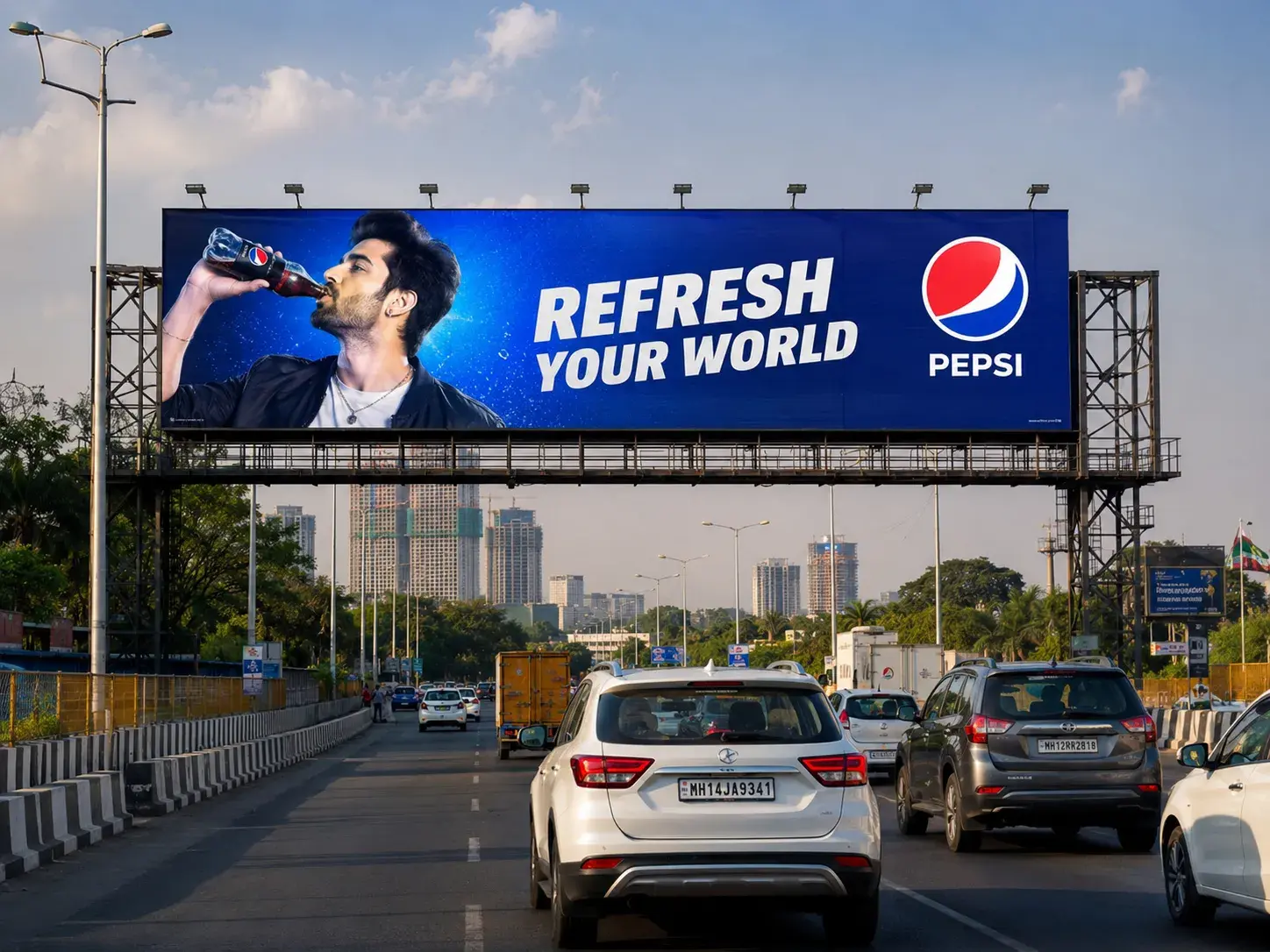 Gantry and Bridge-Facing Hoardings - hoarding advertising in Ahmedabad