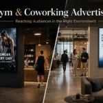 Gym and Coworking Advertising Reaching Active and Professional Audiences