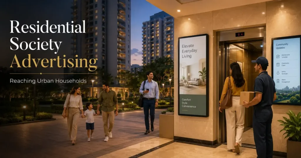 Residential Society Advertising For Urban Households