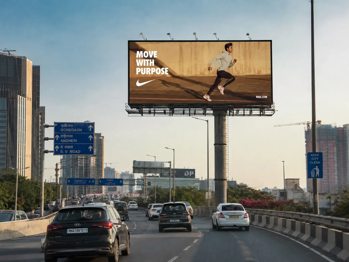 Unipole Advertising - hoarding advertising in Ahmedabad