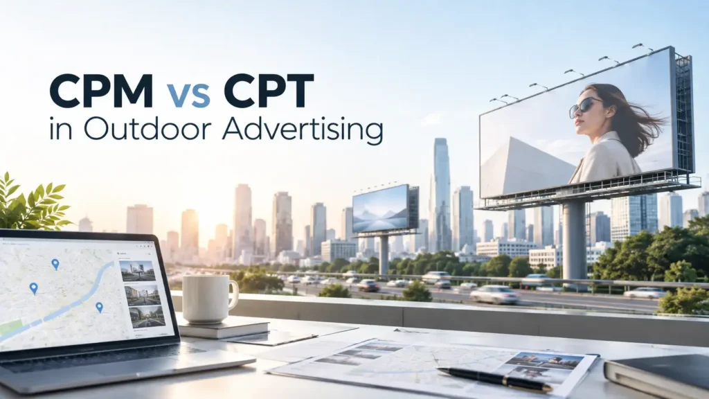 CPM vs CPT in Outdoor Advertising: What’s the Difference