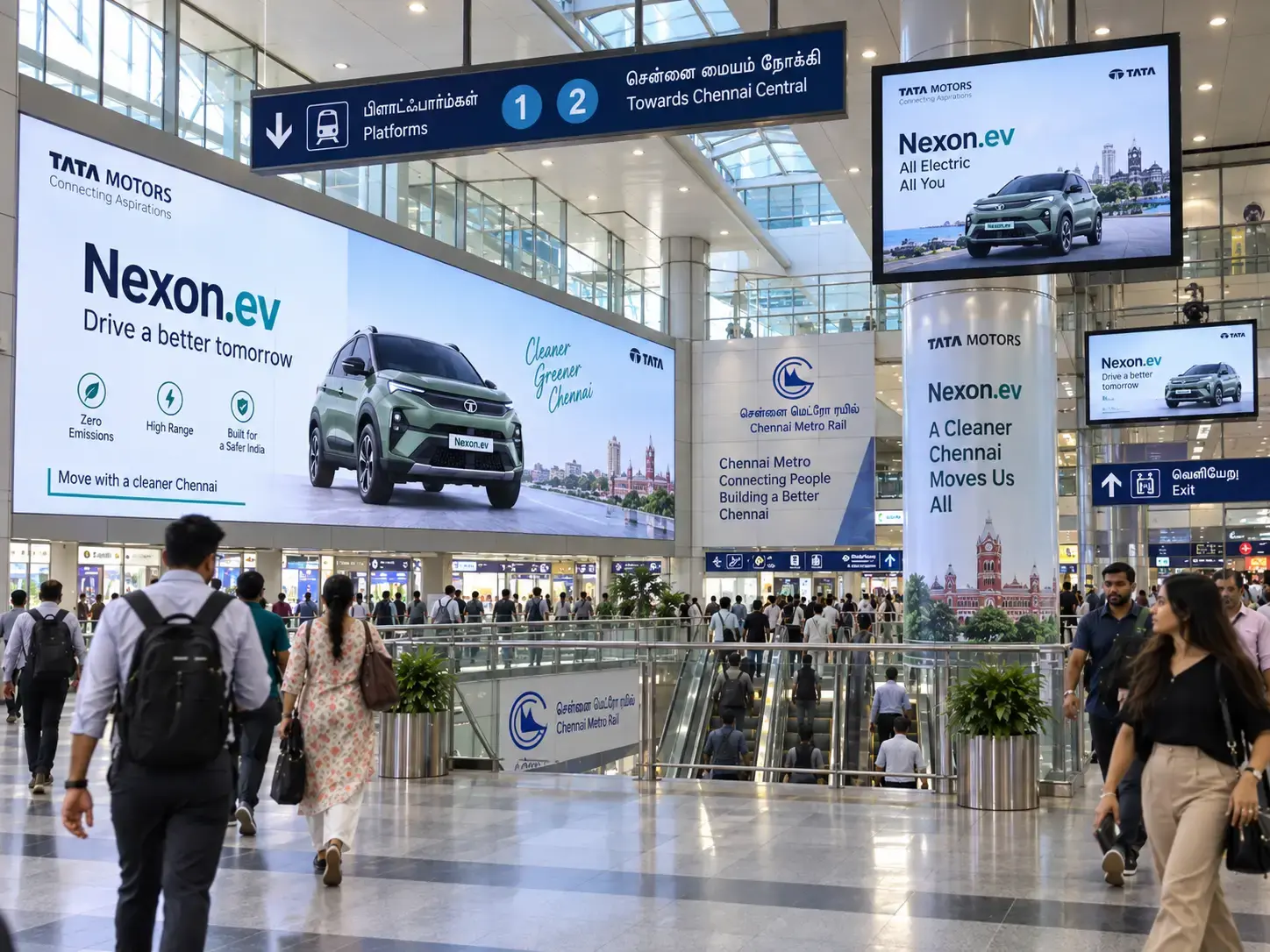 Metro Station Advertising in Chennai