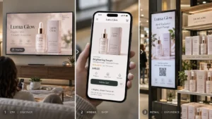 Shoppable ads across connected TV