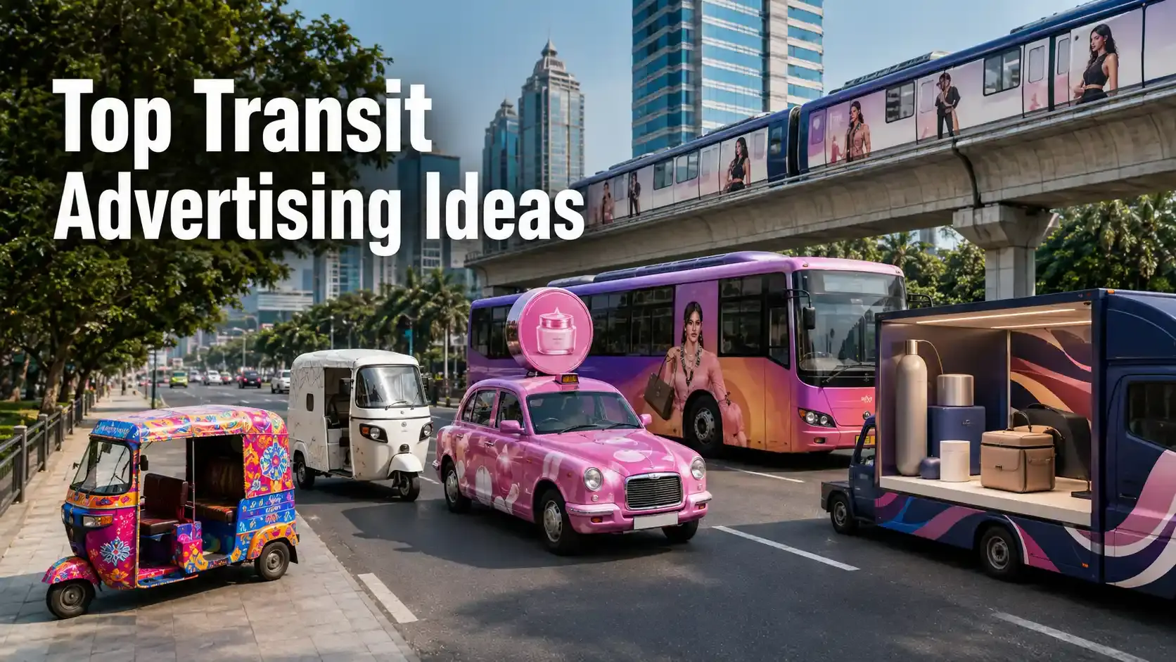 Top Transit Advertising Ideas by Industry