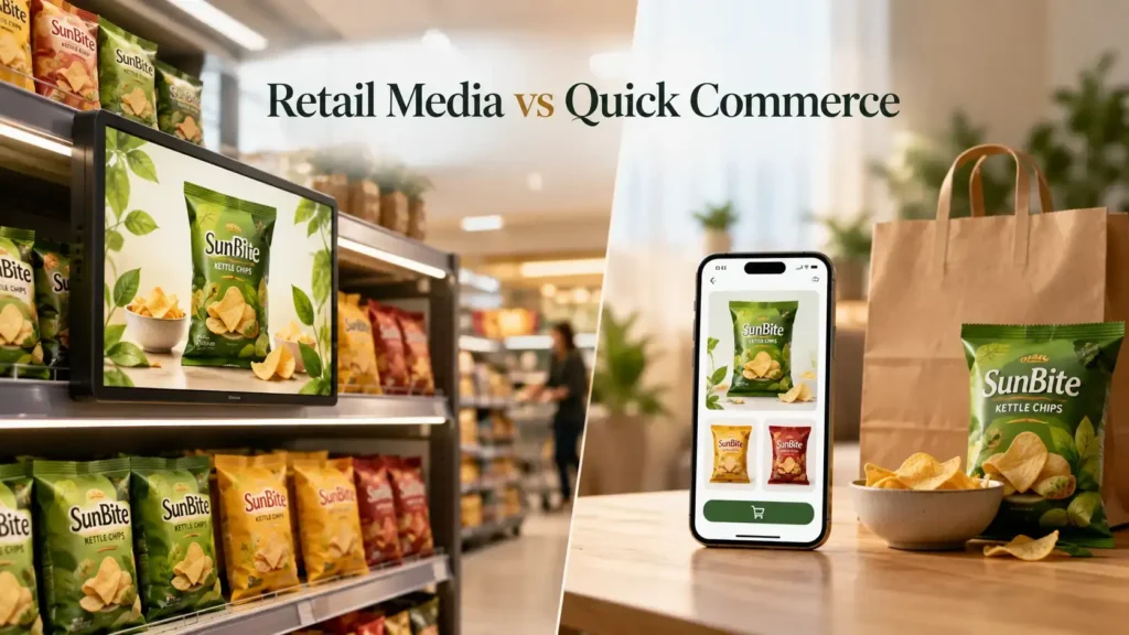 Retail Media vs Quick Commerce Advertising: Where Should FMCG Brands Invest